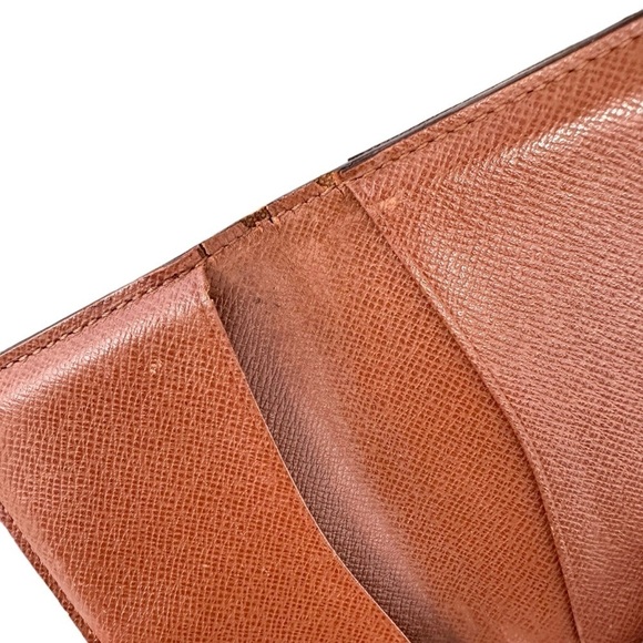 Authentic Louis Vuitton Brown Monogram Leather Pocket Organizer Card Holder - Picture 9 of 13